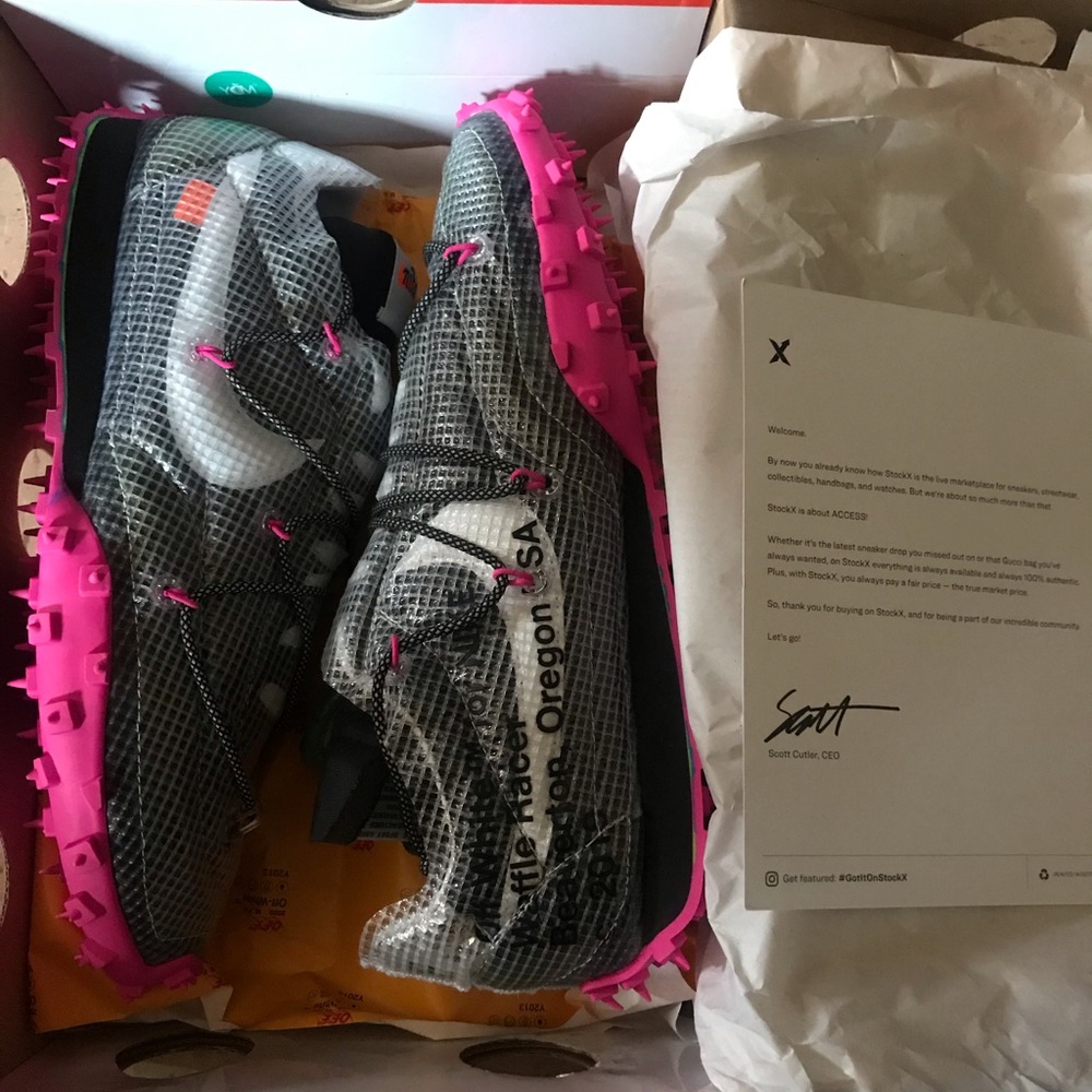Off white waffle runners